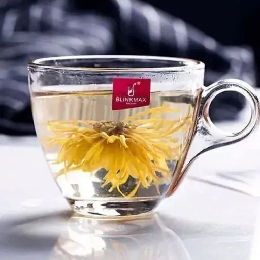 دست 6 عددی فنجان بلور شفاف بلینک مکس طرح چری کد 95