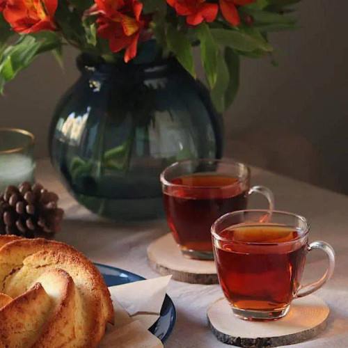 دست 6 عددی فنجان بلور بسیار شفاف بلینک مکس طرح کارینا کد 47