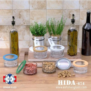 پیاله های درب دار رنگی هیدا